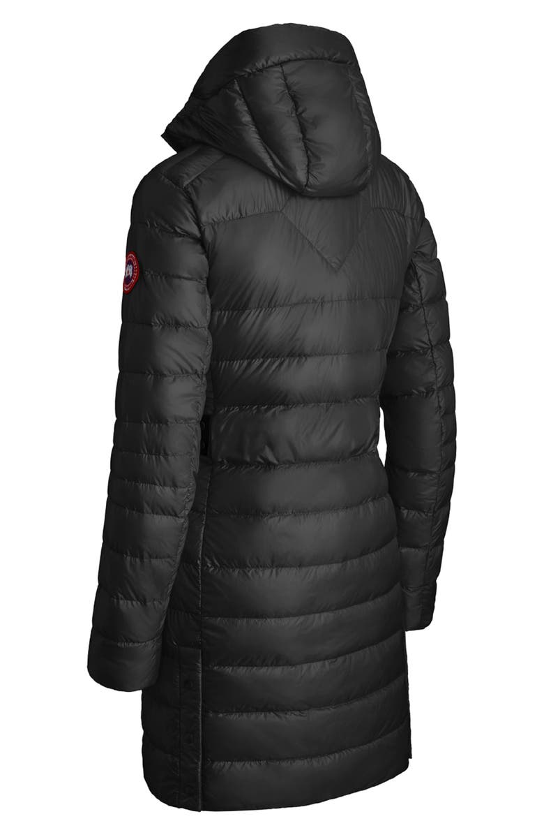 Canada Goose Cypress Packable Hooded 750-Fill-Power Down Puffer Coat, Alternate, color, Black