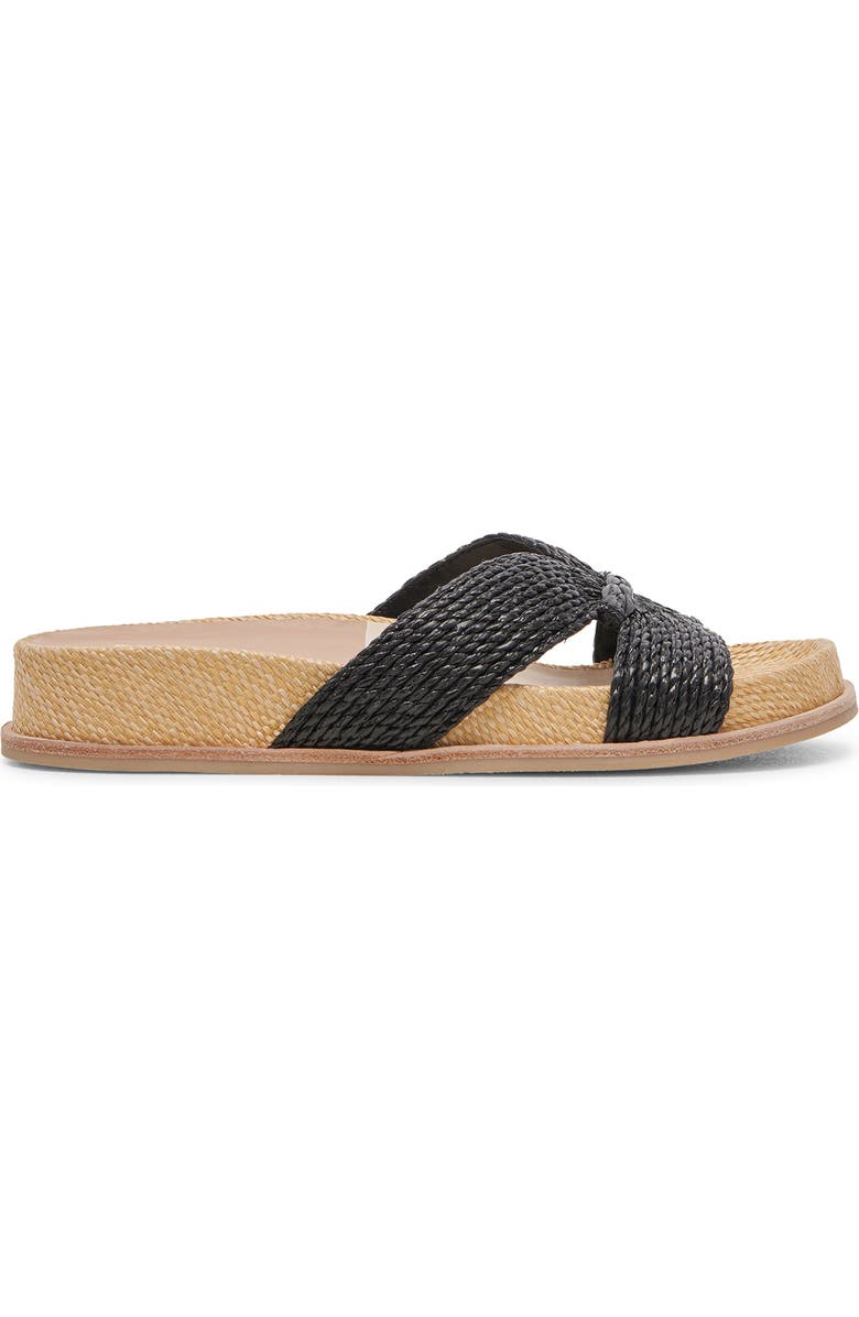 Dolce Vita Selda Raffia Slide Sandal, Alternate, color,