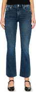DL1961 Bridget Instasculpt Raw Hem High Waist Ankle Bootcut Jeans