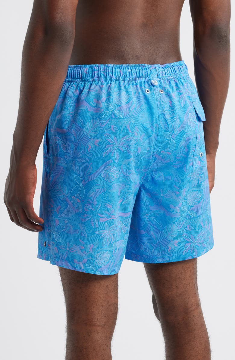 Peter Millar In the Canopy Swim Trunks, Alternate, color, Barracuda