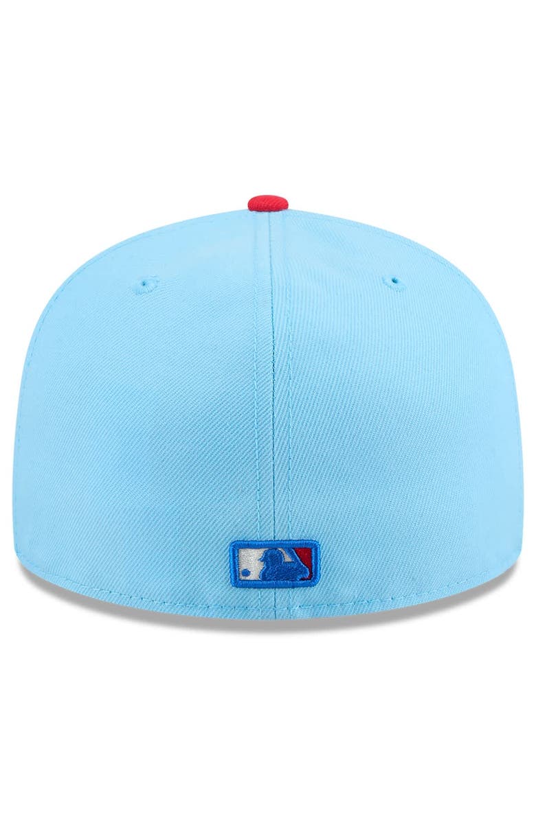 New Era Men's New Era Light Blue/Red San Francisco Giants 2025 Fourth of July 59FIFTY Fitted Hat, Alternate, color, Light Blue
