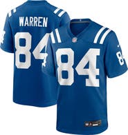 Nike Men's Nike Tyler Warren Royal Indianapolis Colts 2025 NFL Draft First Round Pick Game Jersey