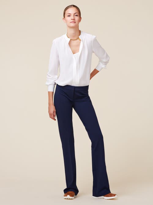Callas Milano Olympia Silk Blouse In White