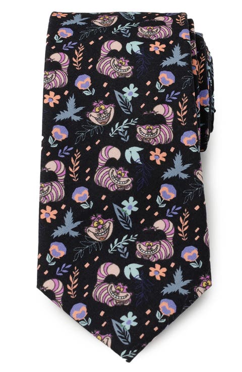 Alice in Wonderland Cheshire Cat Silk Blend Tie