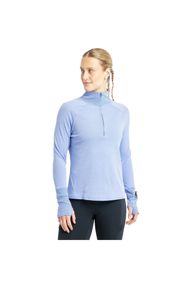 Flyout Wool 1/2-Zip Top - Women's, Main, color, Blue Rapids