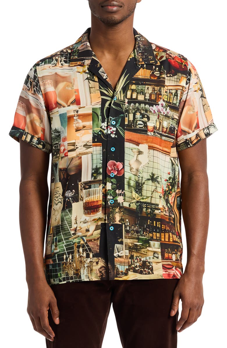 Robert Graham Harry's Place Camp Shirt, Main, color, 