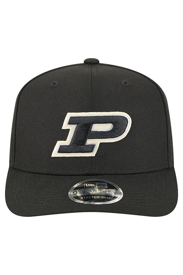 Men's New Era  Black Purdue Boilermakers Team 9SEVENTY Adjustable Hat, Alternate, color, Black
