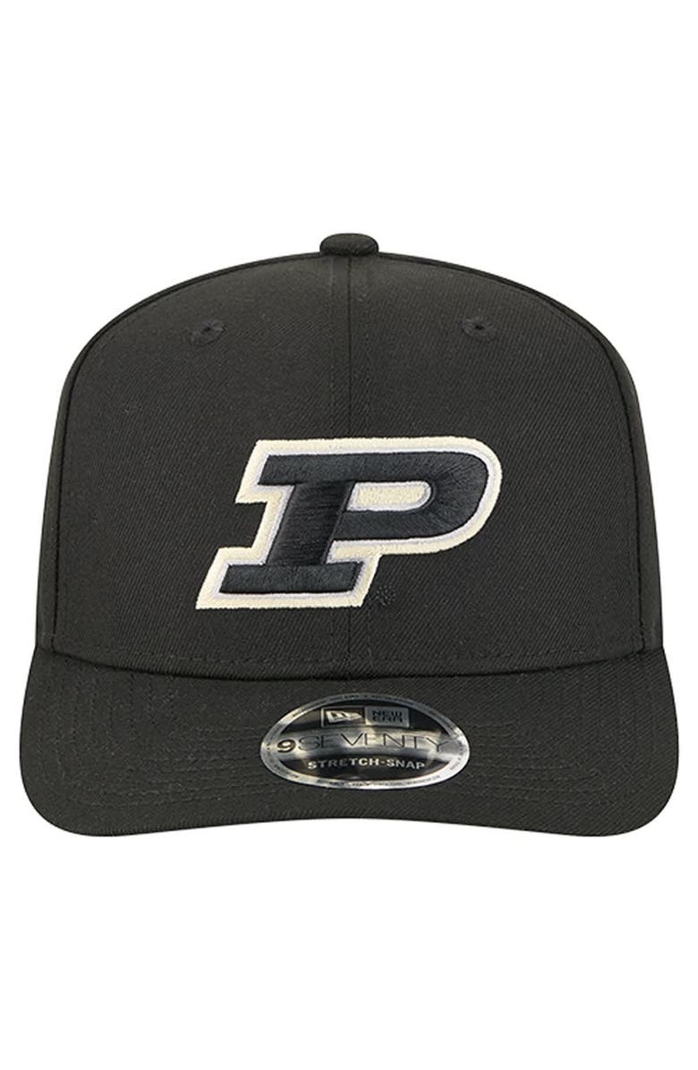 New Era Men
s New Era  Black Purdue Boilermakers Team 9SEVENTY Adjustable Hat, Alternate, color, Black