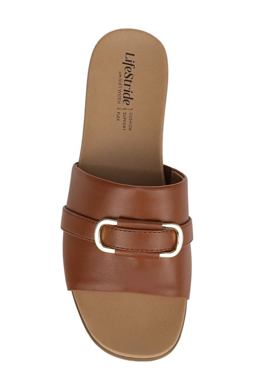 Lifestride Geneieve Platform Sandal In Tan