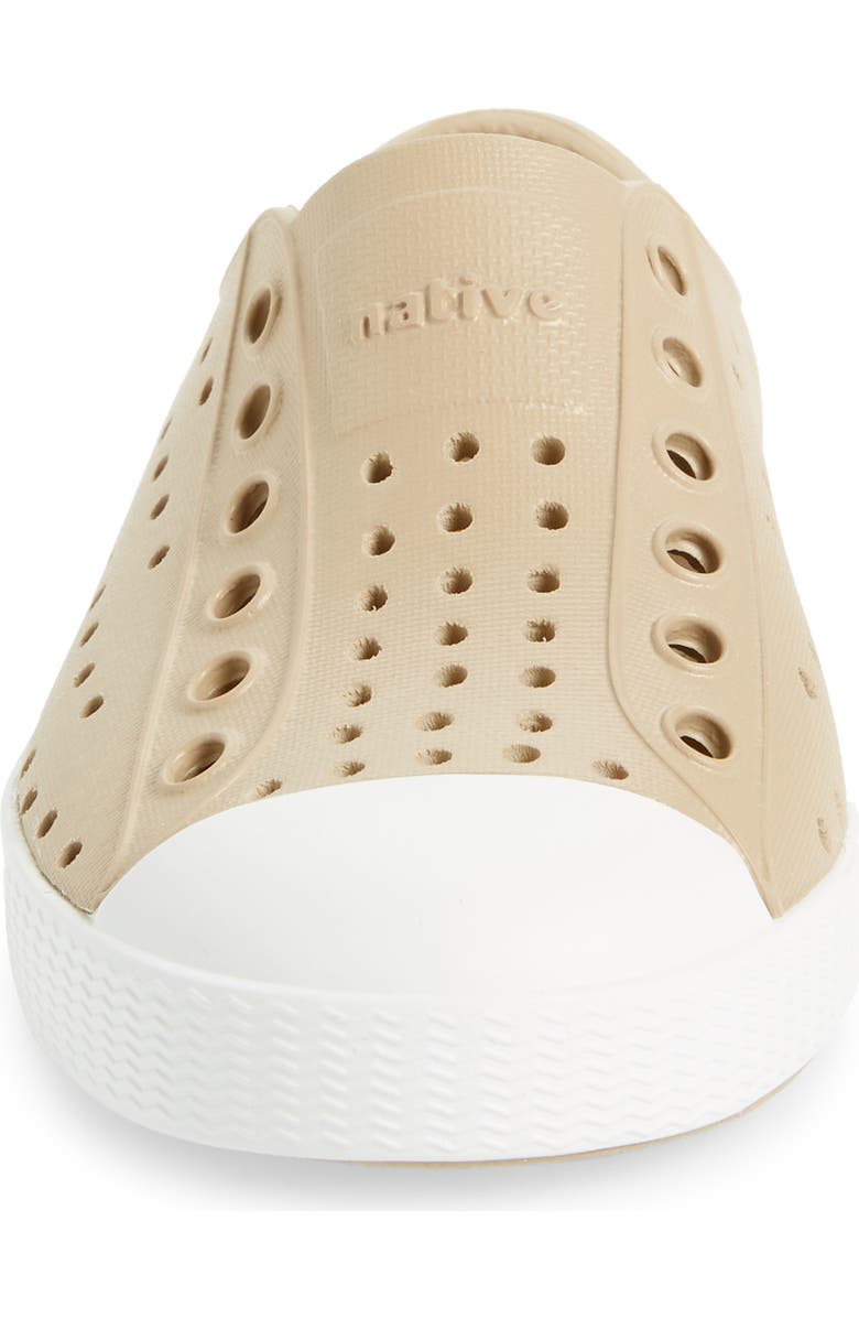 Native Shoes Kids' Jefferson Water Friendly Slip-On Sneaker, Alternate, color, Tan/ Shell White