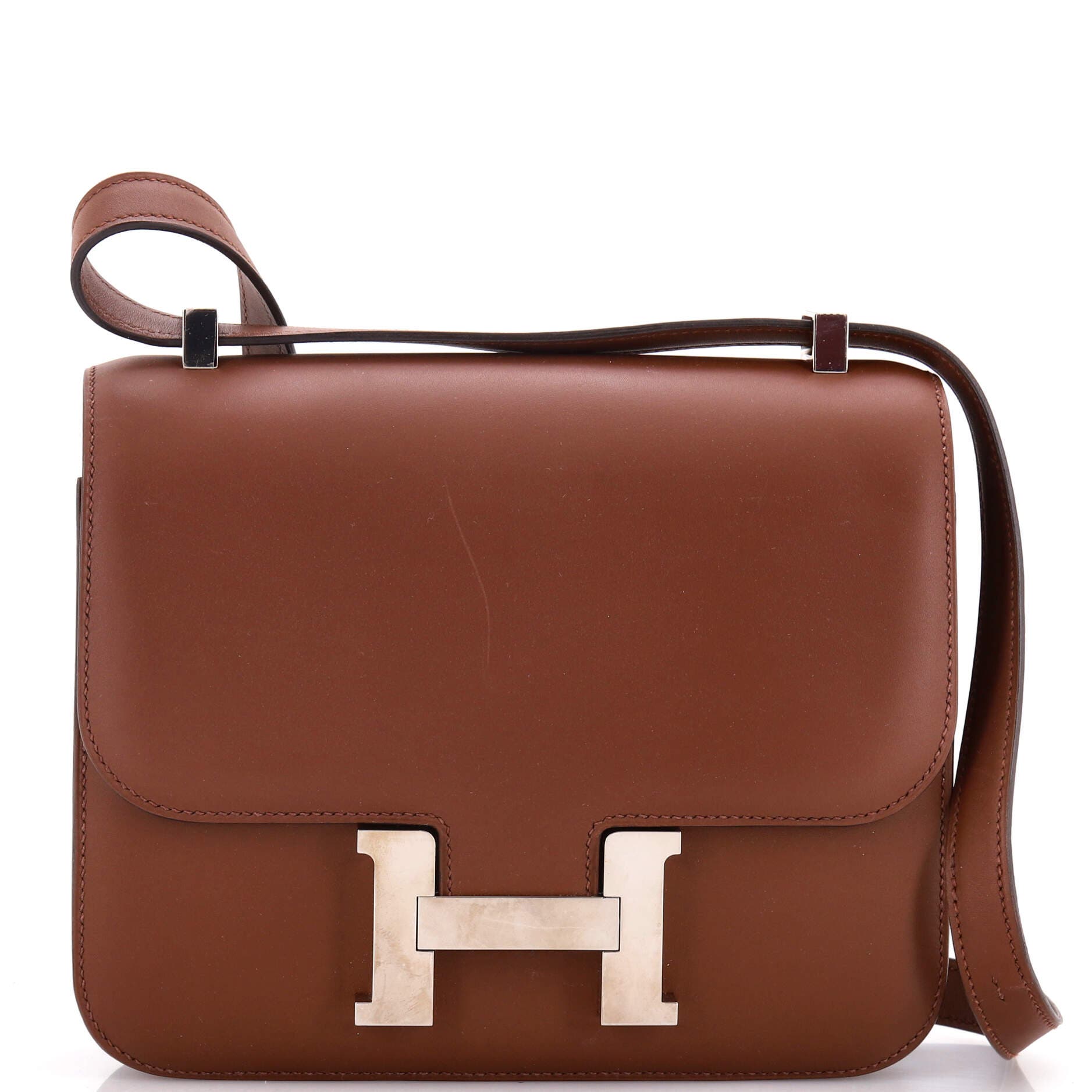 Pre-Owned Hermes Constance Bag Sombrero 24, Main, color, Brulee