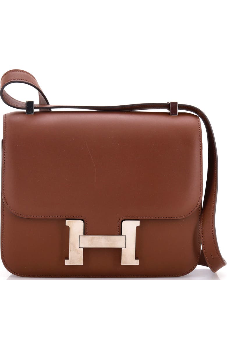 Pre-Owned Hermes Constance Bag Sombrero 24, Main, color, Brulee