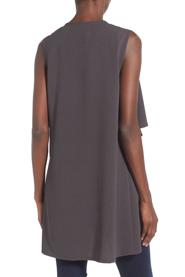 Drape Vest, Alternate, color, GREY