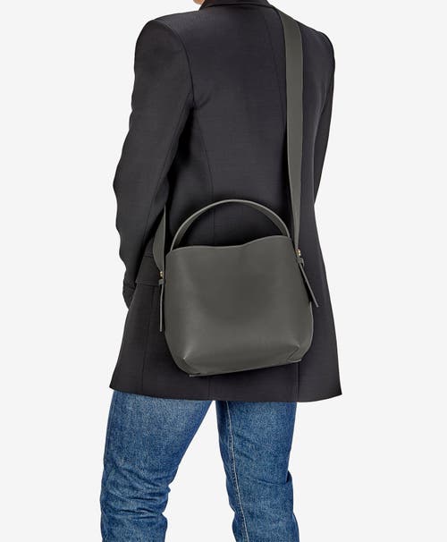 Gigi New York Selena Bucket Bag In Graphite