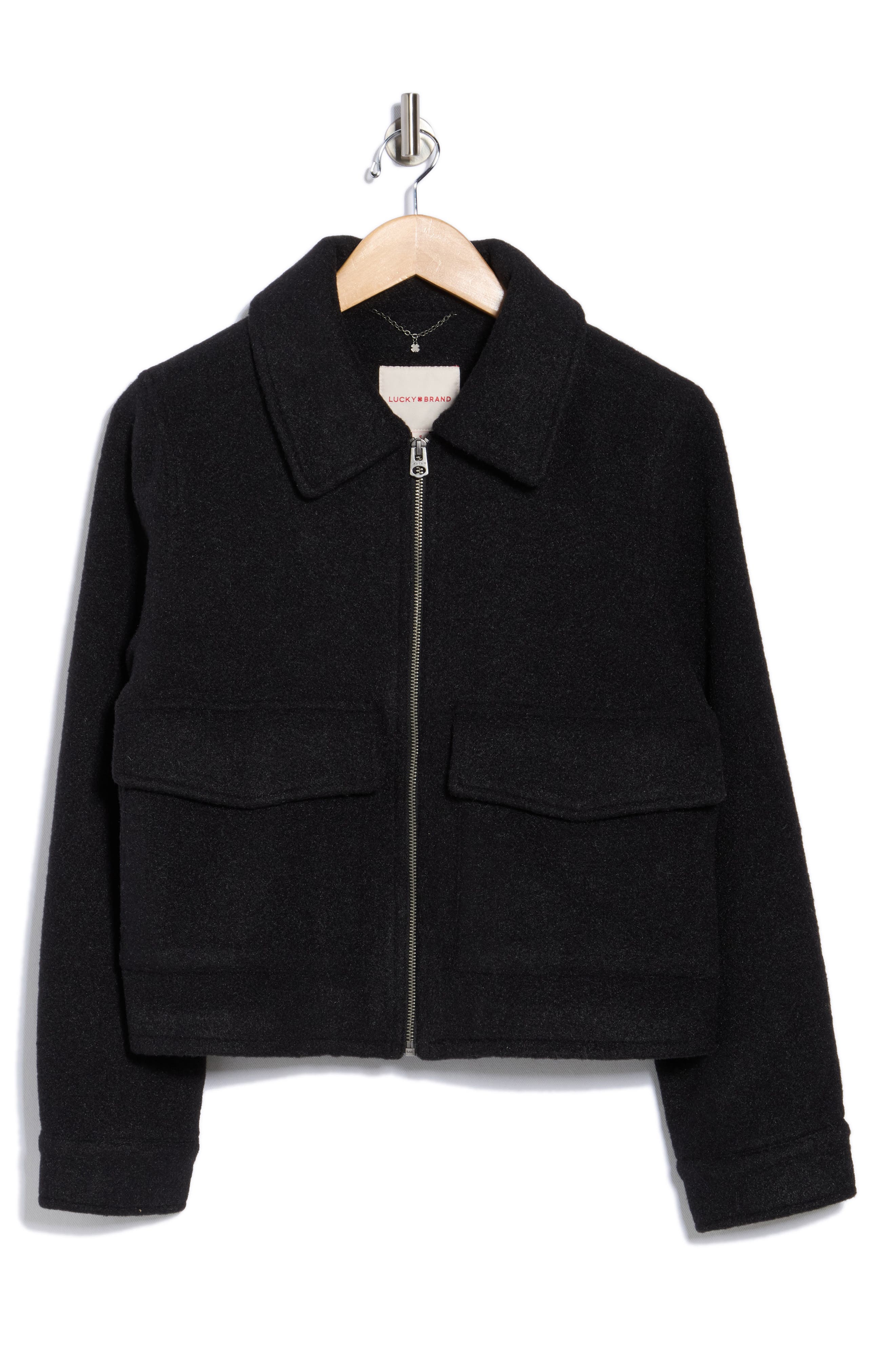 Missy Zip Up Crop Jacket