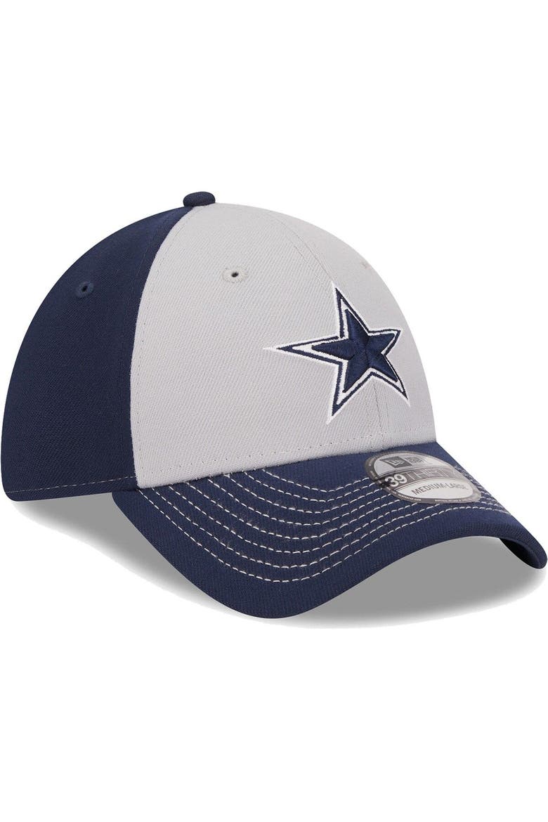 Men's New Era Gray Dallas Cowboys  Main 39THIRTY Flex Hat, Alternate, color, Gray