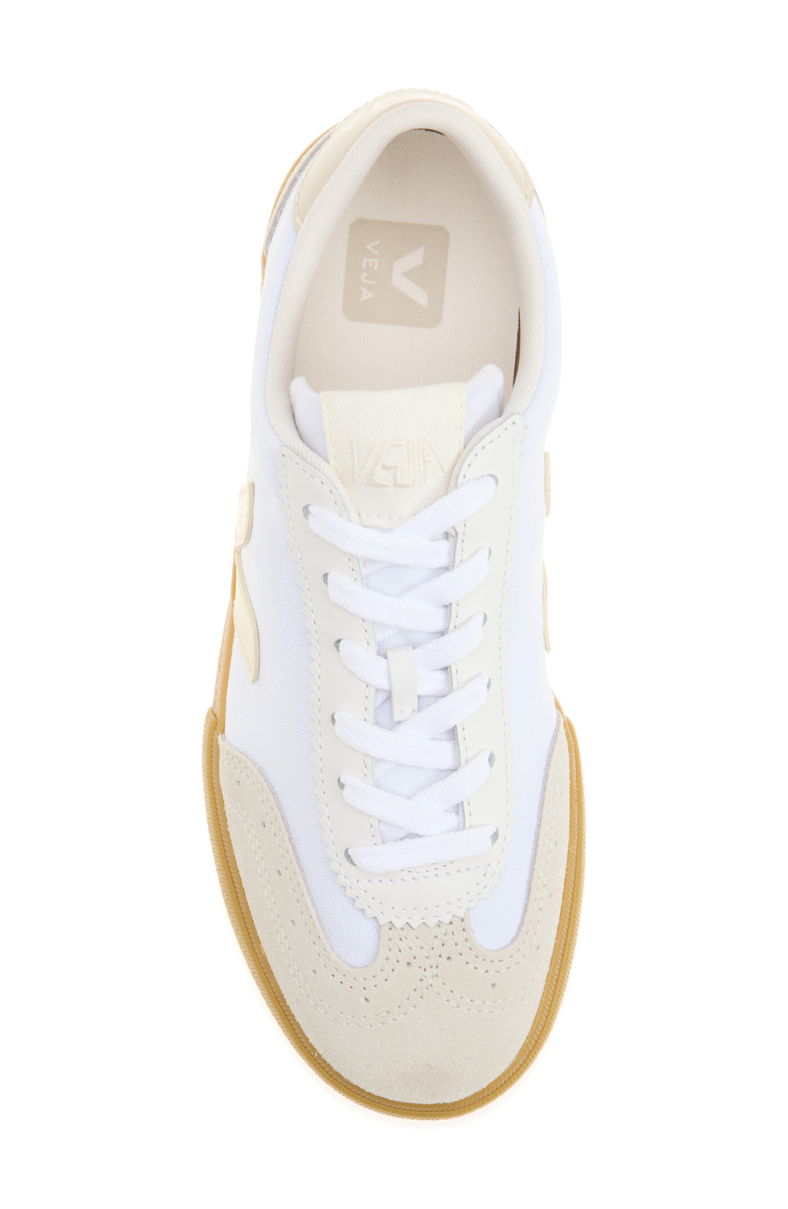Veja Volley Canvas Sneaker, Alternate, color, White Pierre Natural
