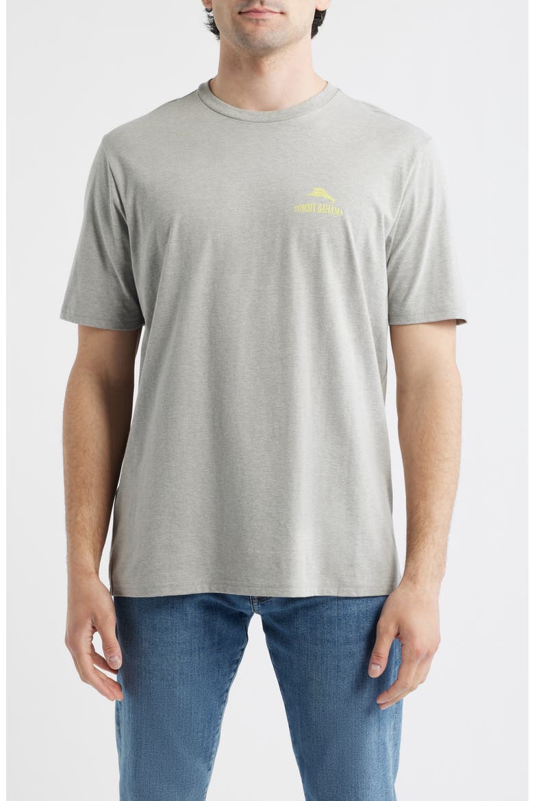 Finish Lime Graphic T-Shirt, Main, color, GREY HEATHER