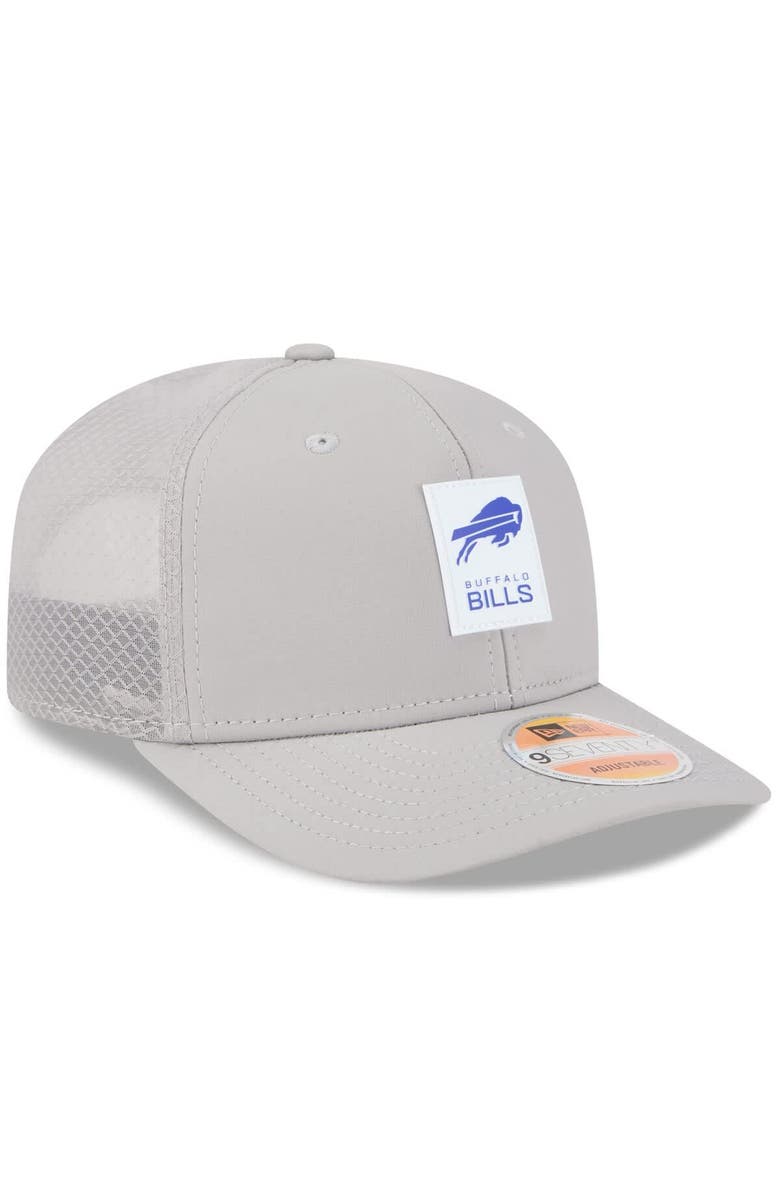 New Era Men's New Era Gray Buffalo Bills 2025 Sideline  9SEVENTY Adjustable Trucker Hat, Alternate, color, 