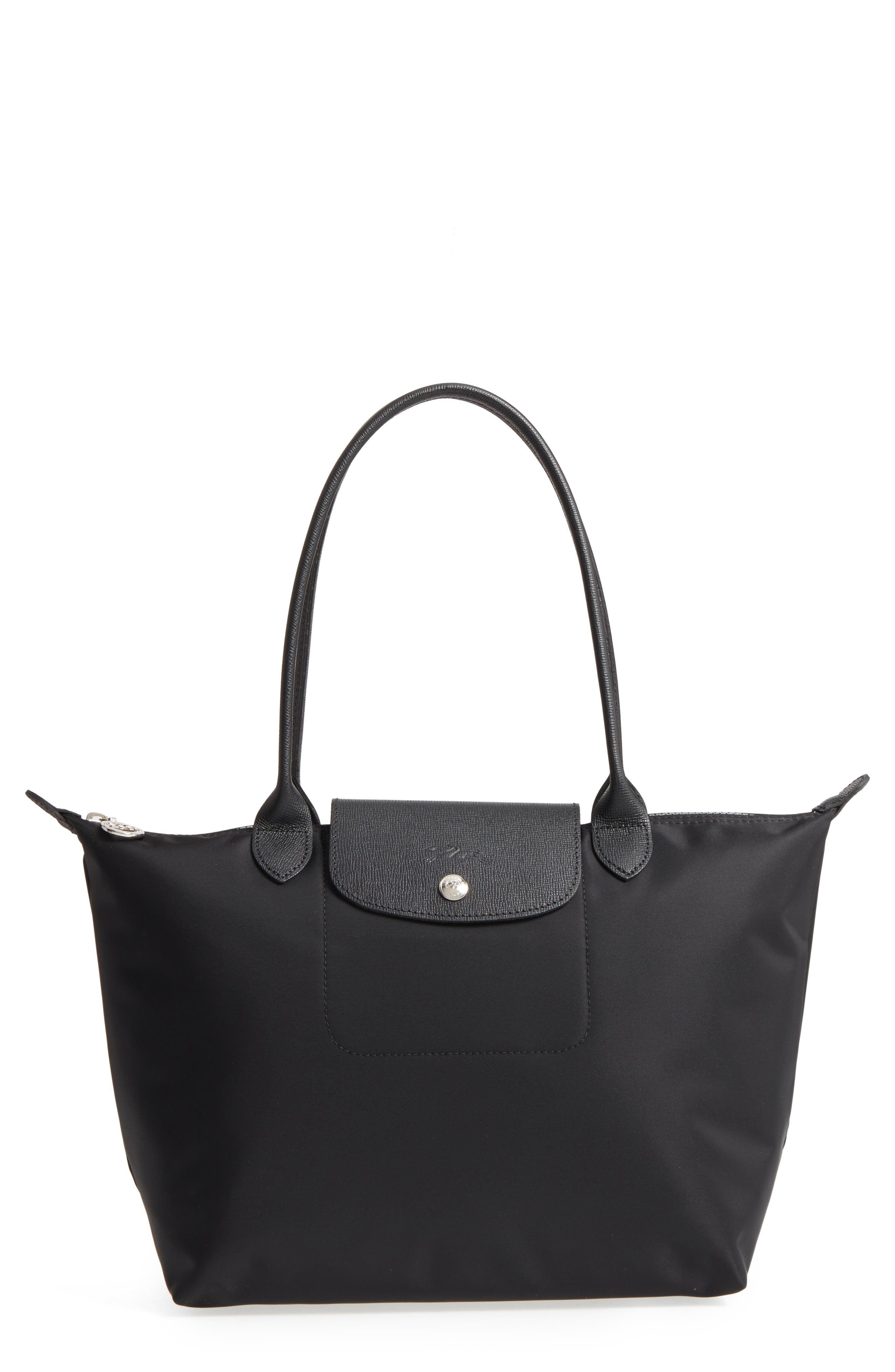 Small Le Pliage Neo Nylon Tote, Main, color, BLACK
