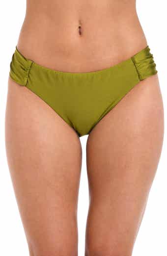 Sunshine 79 Solids Shirred Side Bikini Bottoms