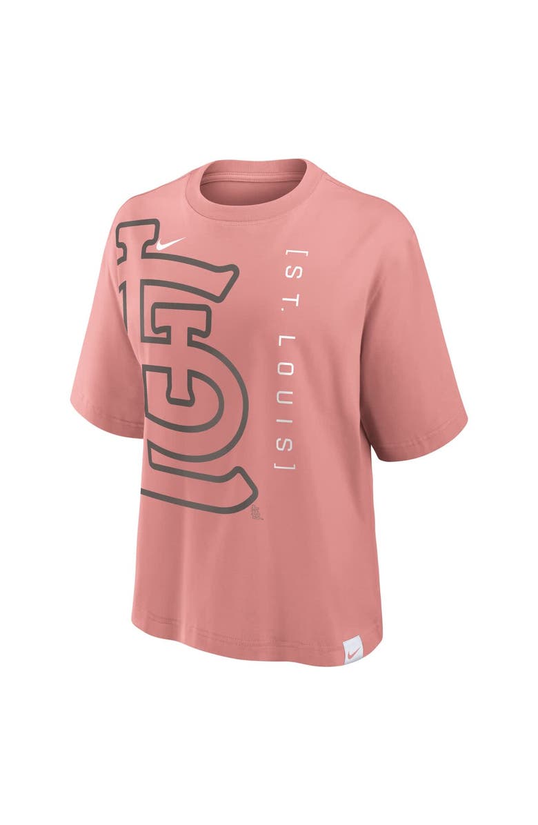 Nike Women's Nike Pink St. Louis Cardinals Statement Boxy T-Shirt, Alternate, color, Pink