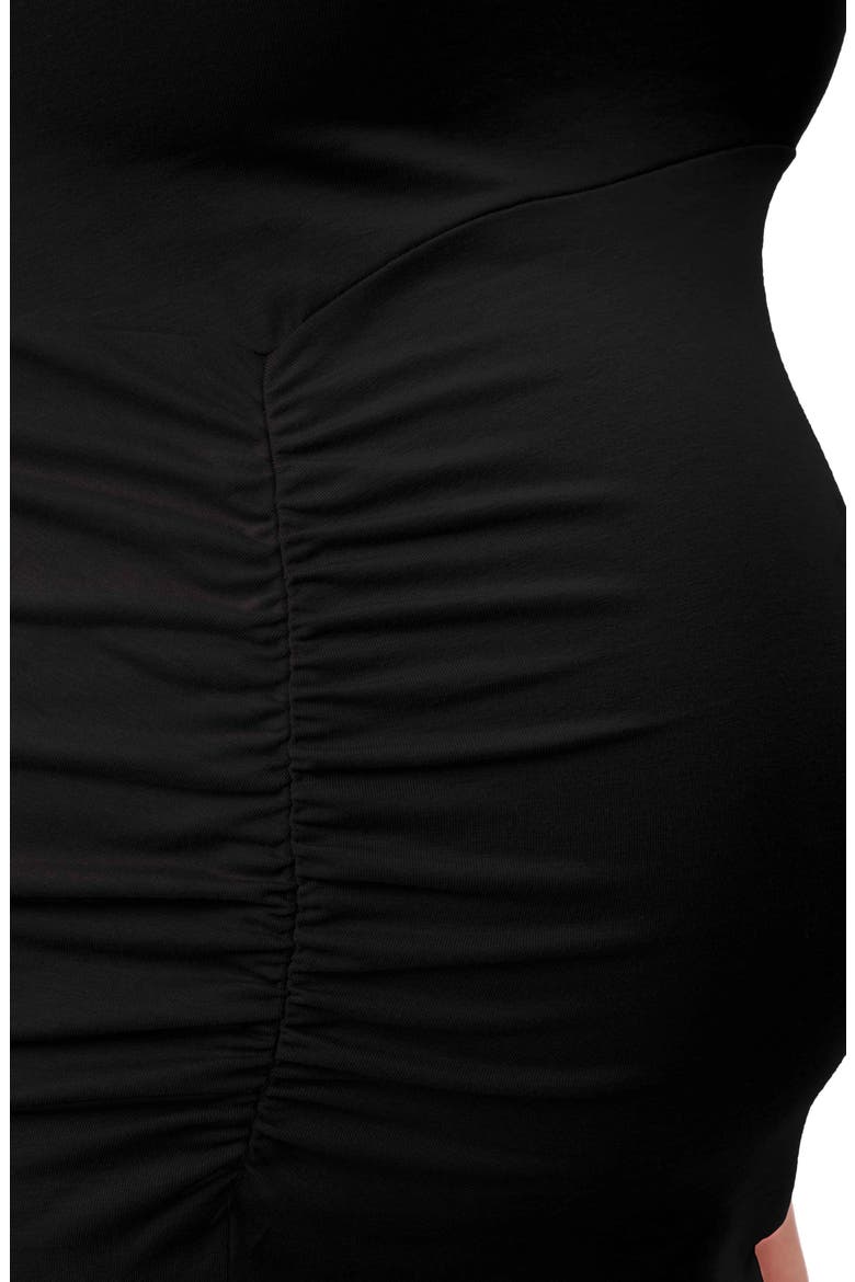 Uptown Maternity Dress, Alternate, color, BLACK