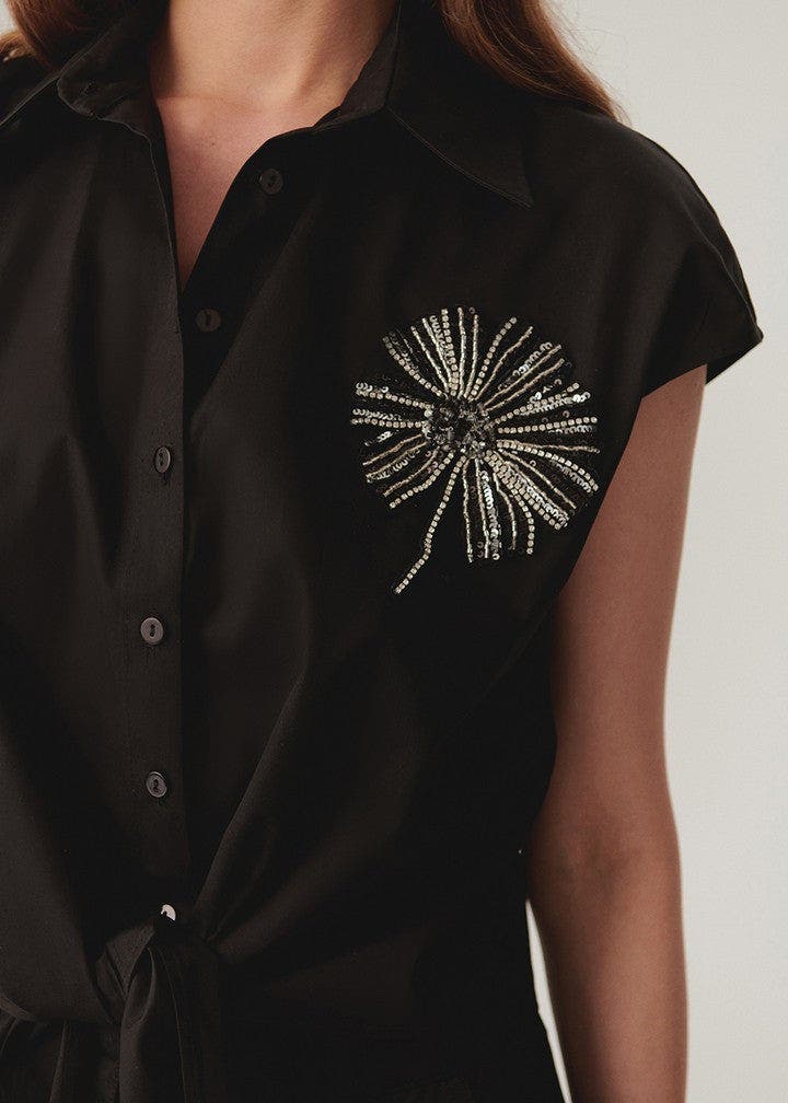 Kimberly Embellished Tie - image 2