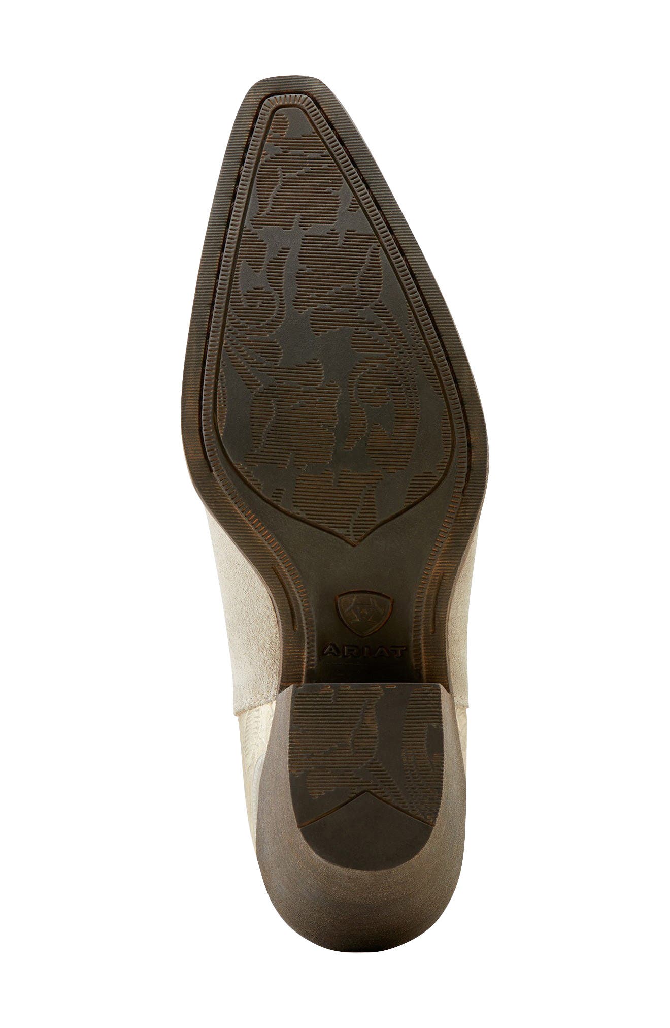 Ariat Bradley Western Chelsea Boot, Alternate, color, Cloud White/ Embossed Print