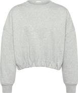 nuuds Cinch Waist Fleece Sweatshirt