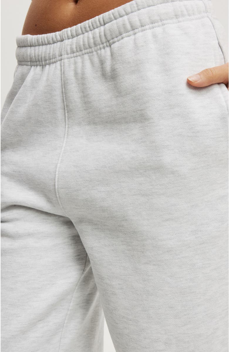 COTTON ON BODY Women's Active Plush Essential Straight Leg Sweatpant, Alternate, color, Cloudy Grey Marle