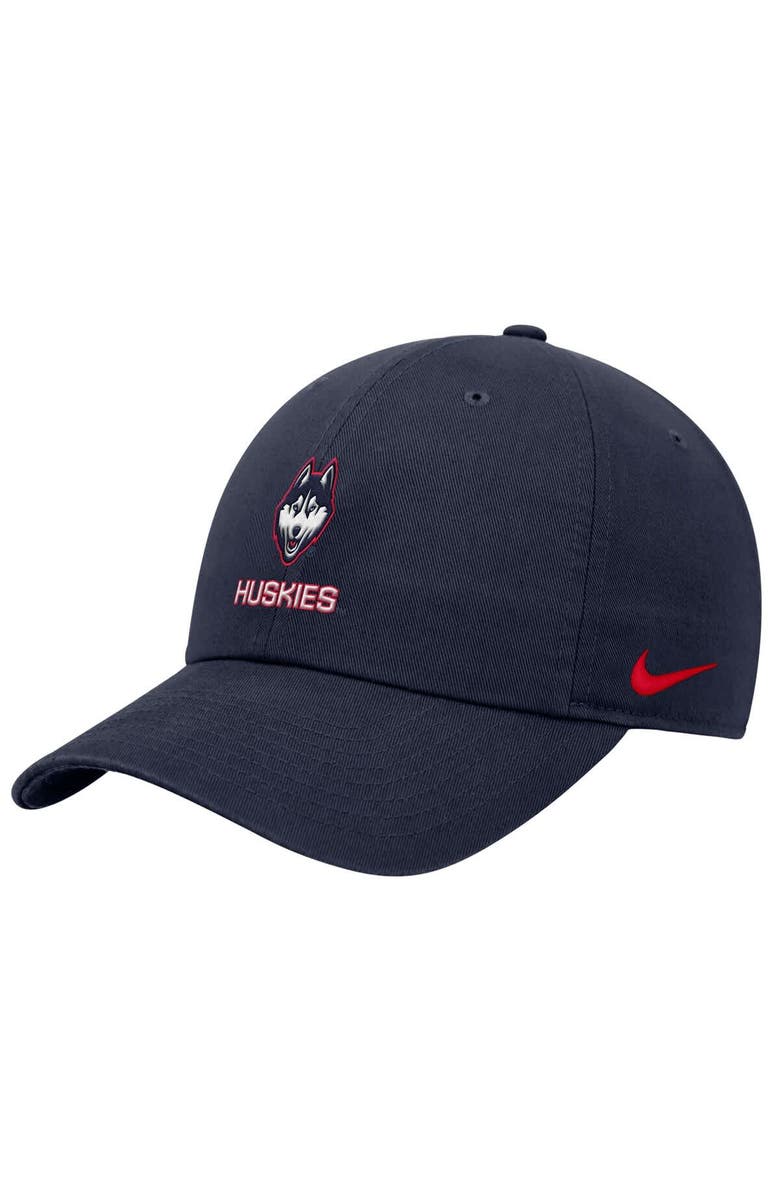 Nike Men's Nike Navy UConn Huskies 2025 On-Field Club Adjustable Hat, Alternate, color, 
