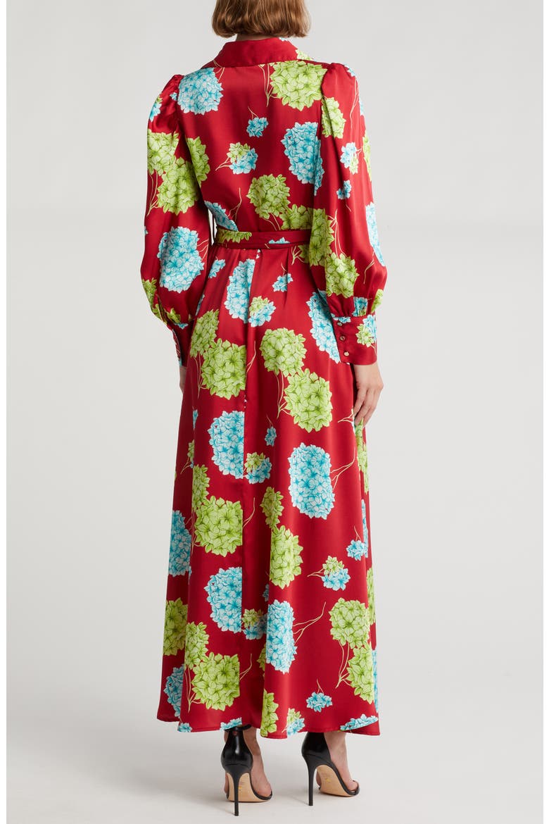 Rebel Twill Maxi Dress, Alternate, color, TOSSED HYDRANGEA