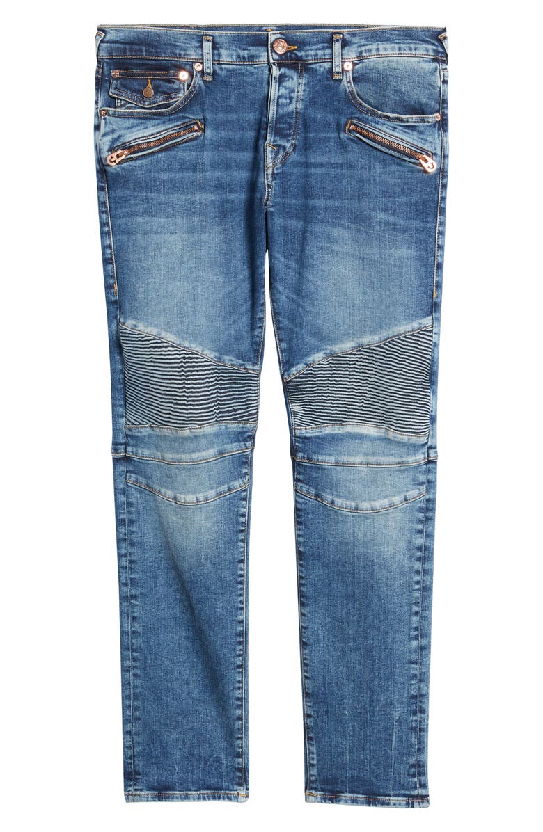 True Religion Brand Jeans Biker Rocco Extra Slim Fit Jeans, Alternate, color, 