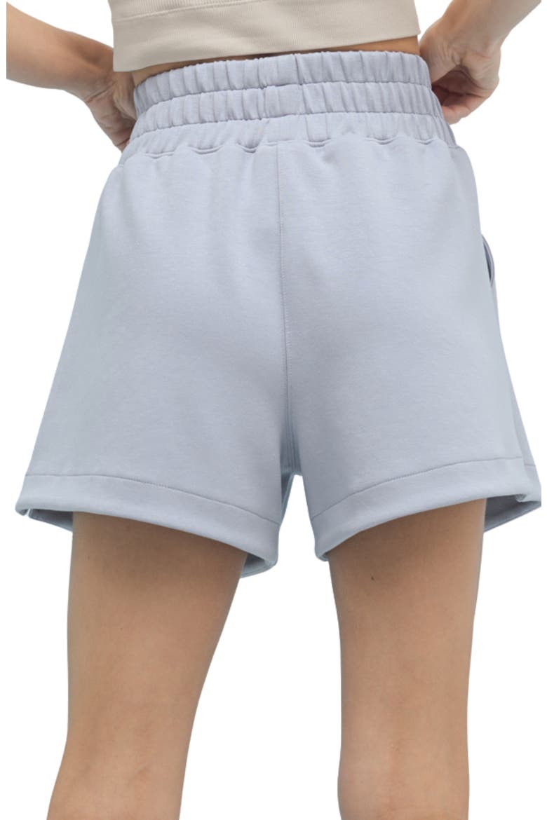 Scuba High Waist Shorts, Alternate, color, CLOUD