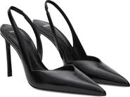 MANGO Slingback Half d'Orsay Pointed Toe Pump