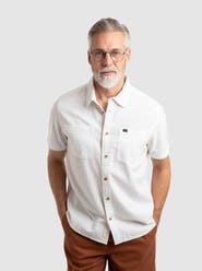 Weird Fish Hinton Textured Crepe Shirt