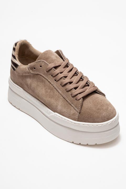 Anabel Leather Platform Sneakers (Women)