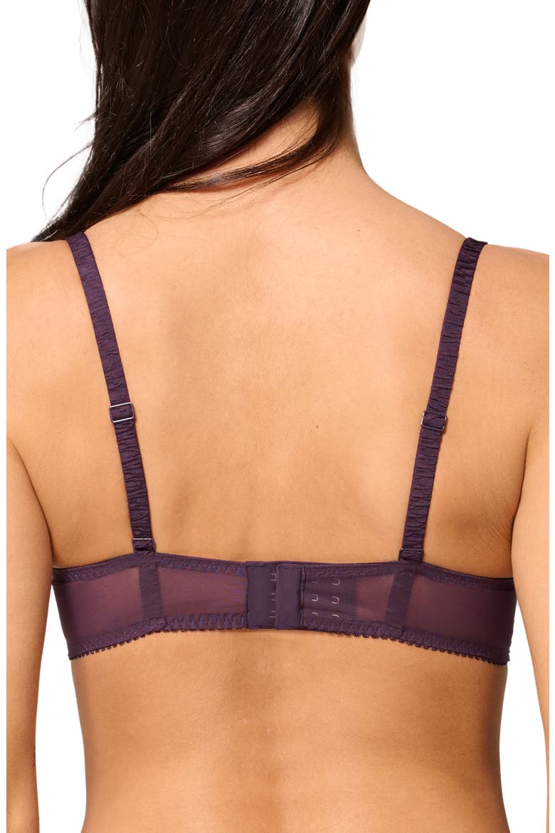 Intrigue Sheer Underwire Demi Bra, Alternate, color, FIG
