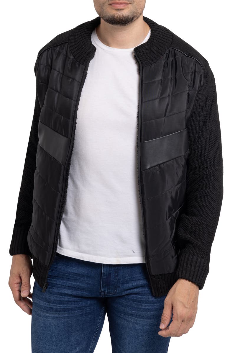 XRAY X-RAY Lightly Insulated Full Zip Jacket, Main, color, Black/ Black