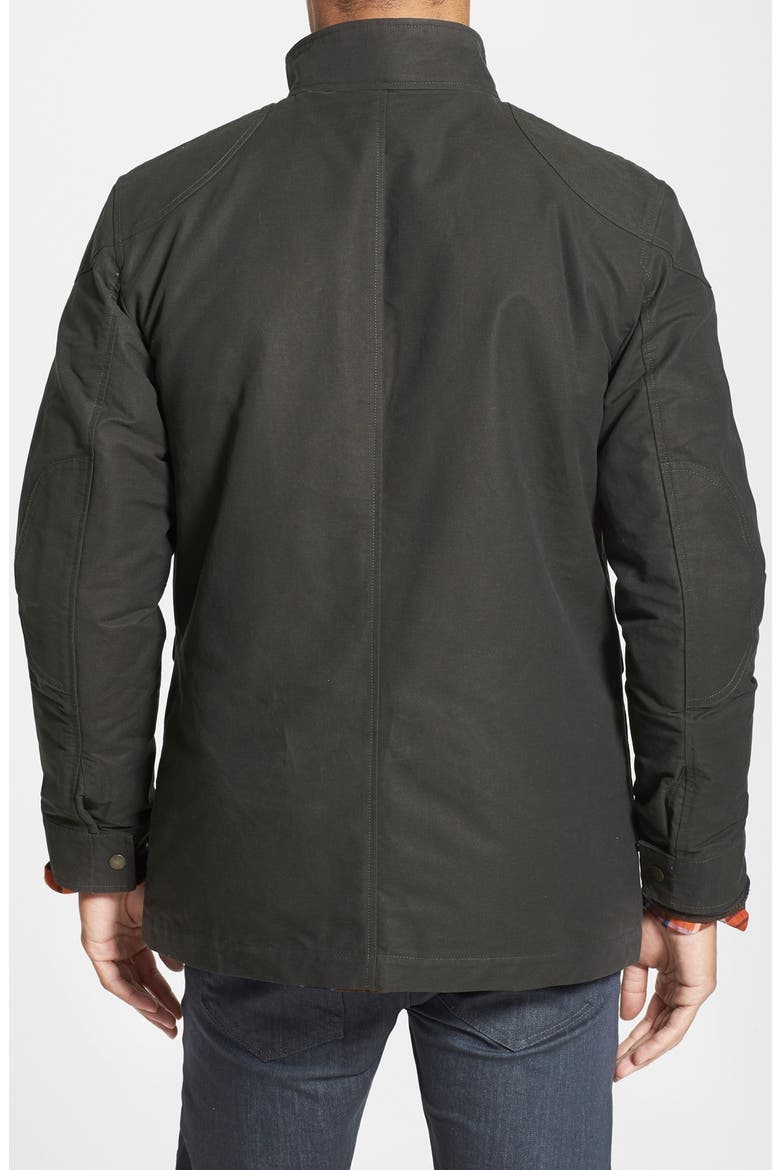 'Harper' Water Resistant 3-in-1 Waxed Canvas Jacket, Alternate, color, OLIVE GREEN