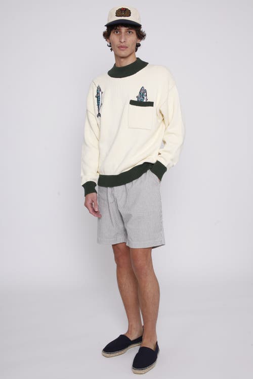 Tombolo 'the Angler' Sweater In Ivory