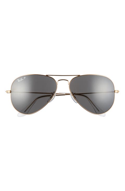 58mm Evolve Photochromic Aviator Sunglasses