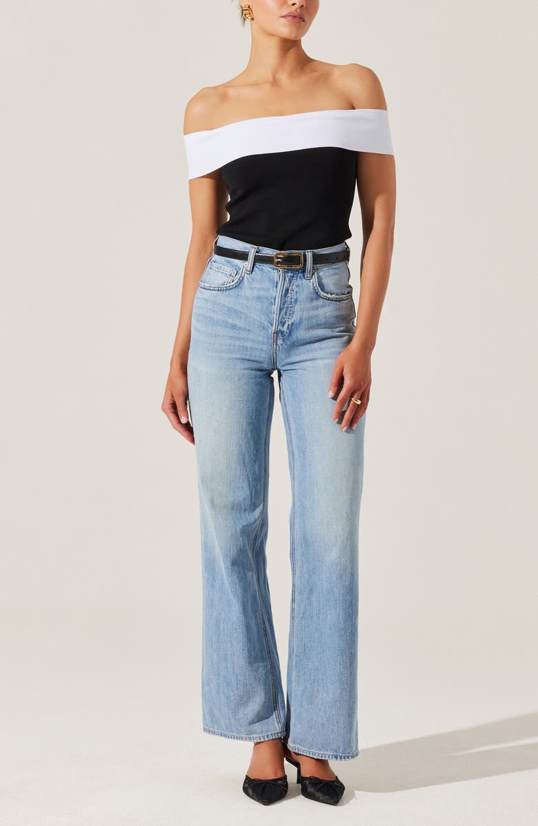 ASTR the Label Rochelle Off the Shoulder Sweater, Alternate, color, 