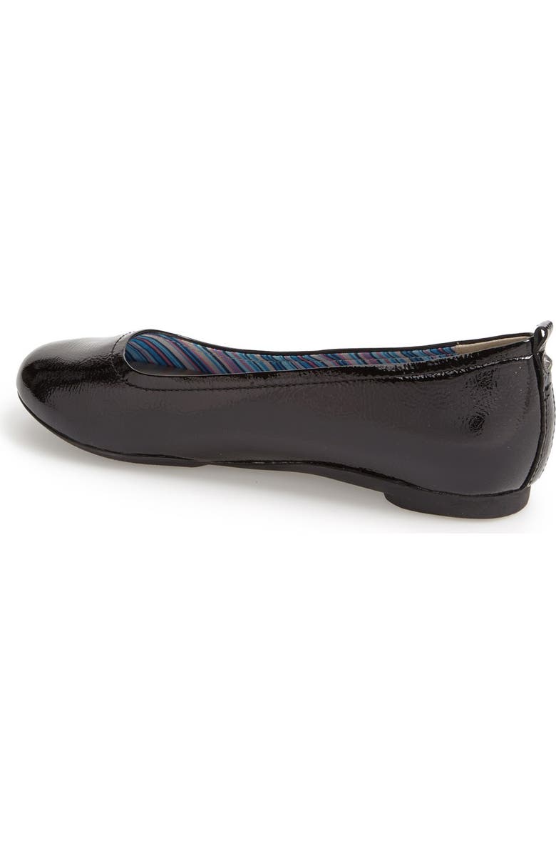 Aetrex 'Erica' Patent Leather Ballet Flat, Alternate, color,