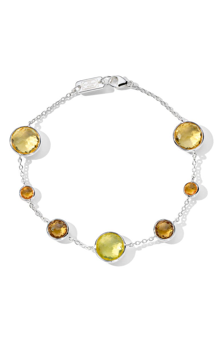 Ippolita Lollipop Citrine Triplet Station Bracelet, Main, color, 