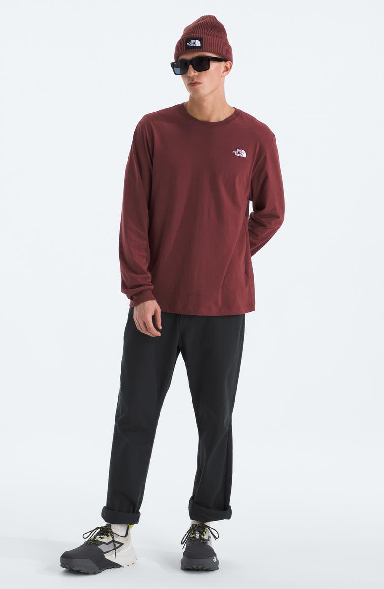 The North Face Evolutions Long Sleeve T-Shirt, Alternate, color, Sumac