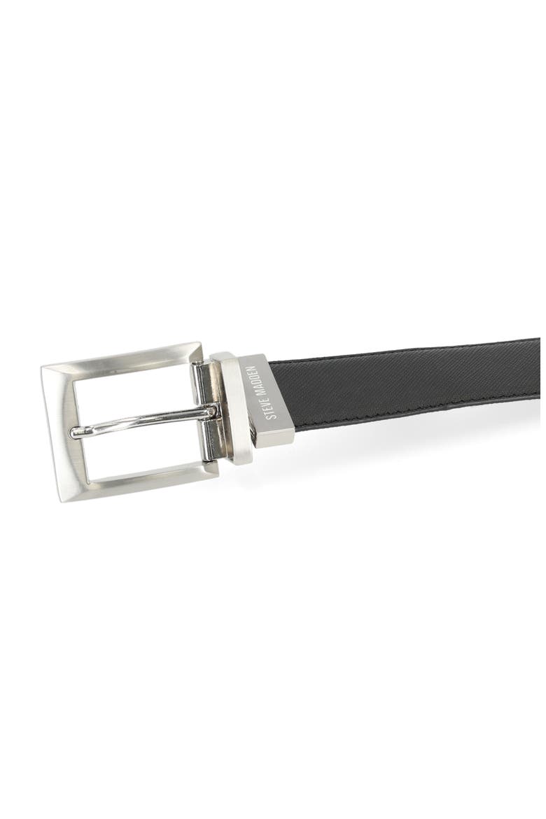 Leather Belt, Alternate, color, BLACK / BROWN