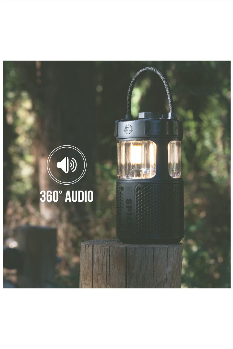 lightSPKR Bluetooth Wireless Speaker w/ Camping Lantern, Alternate, color, Midnight Black