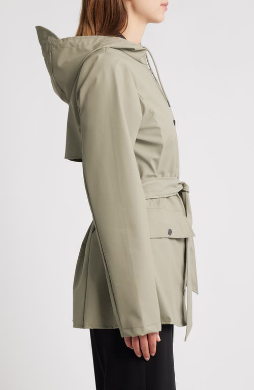 Rains Curve Waterproof Rain Jacket In Green
